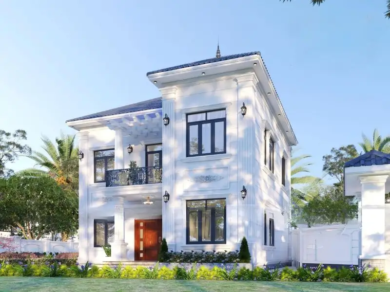 Thiết kế nhà mái Nhật 5 phòng ngủ mang nét đẹp bền vững theo thời gian Xây dưng Nhất Tín 1
