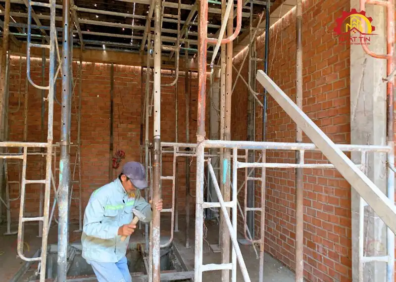 Giai Đoạn Thi Công Phần Thô nhà chị Huyền Thuận An Bình Dương Xây dựng Nhất Tín 1