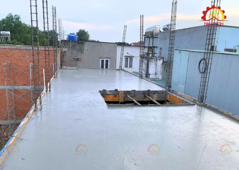 Giai Đoạn Thi Công Phần Thô nhà chị Huyền Thuận An Bình Dương Xây dựng Nhất Tín 1