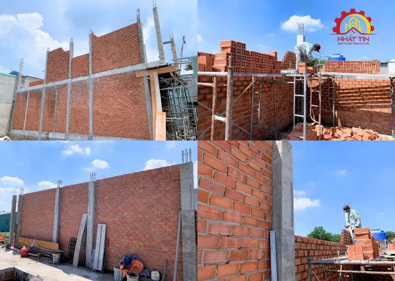 Giai Đoạn Thi Công Phần Thô nhà chị Huyền Thuận An Bình Dương Xây dựng Nhất Tín 1