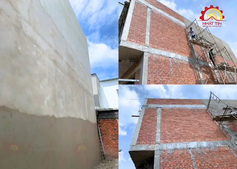 Giai Đoạn Thi Công Phần Thô nhà chị Huyền Thuận An Bình Dương Xây dựng Nhất Tín 1