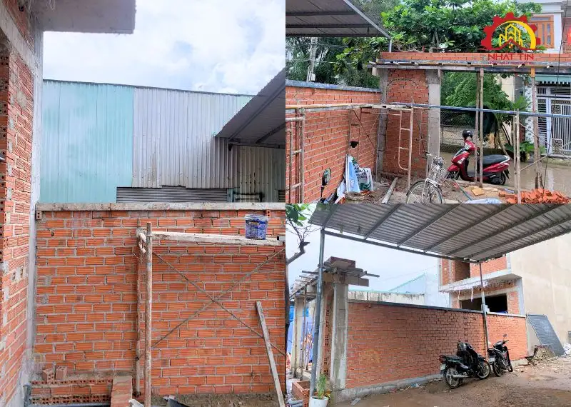 Giai Đoạn Thi Công Phần Thô nhà chị Huyền Thuận An Bình Dương Xây dựng Nhất Tín 1