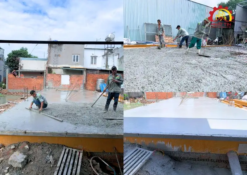 Giai Đoạn Thi Công Phần Thô nhà chị Huyền Thuận An Bình Dương Xây dựng Nhất Tín 1
