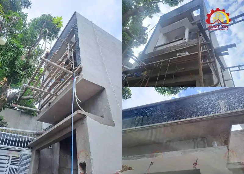 Giai đoạn hoàn thiện nhà anh Diệu Xương Xây dựng Nhất Tín 1