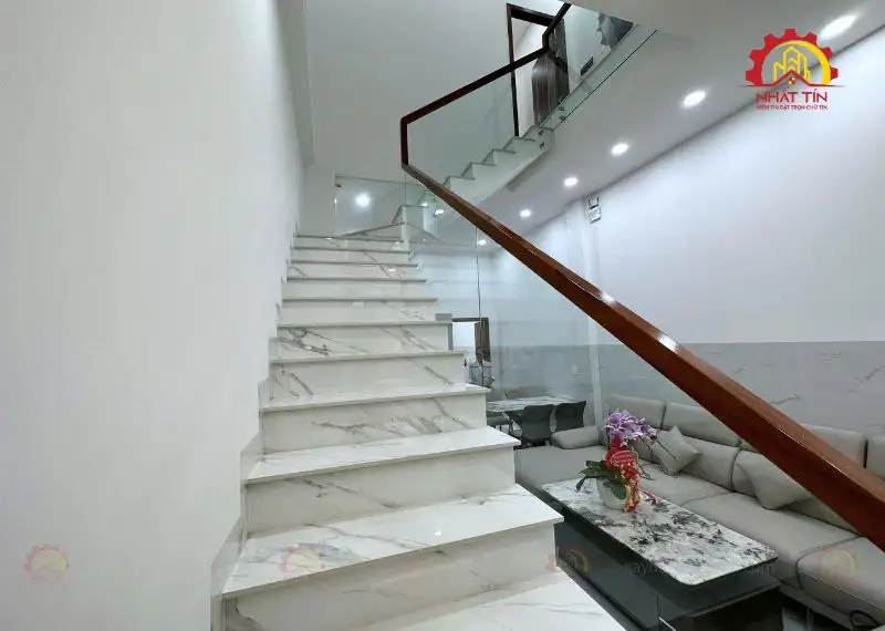 Giai đoạn hoàn thiện nhà anh Diệu Xương Xây dựng Nhất Tín 1