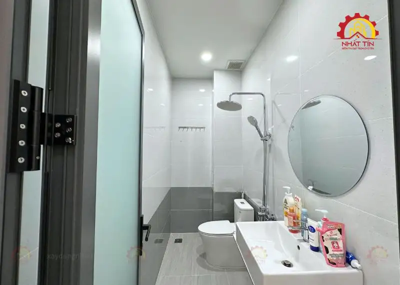 Giai đoạn hoàn thiện nhà anh Diệu Xương Xây dựng Nhất Tín 1