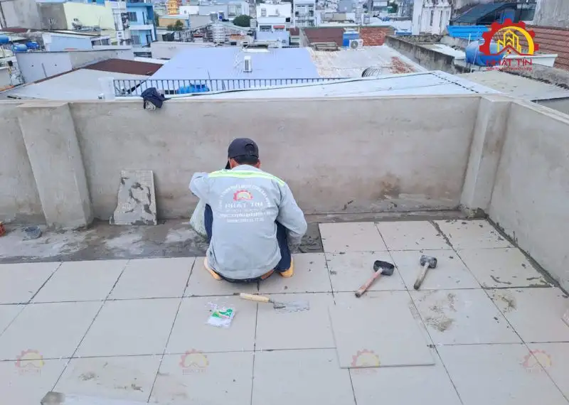 Giai đoạn hoàn thiện nhà anh Diệu Xương Xây dựng Nhất Tín 1