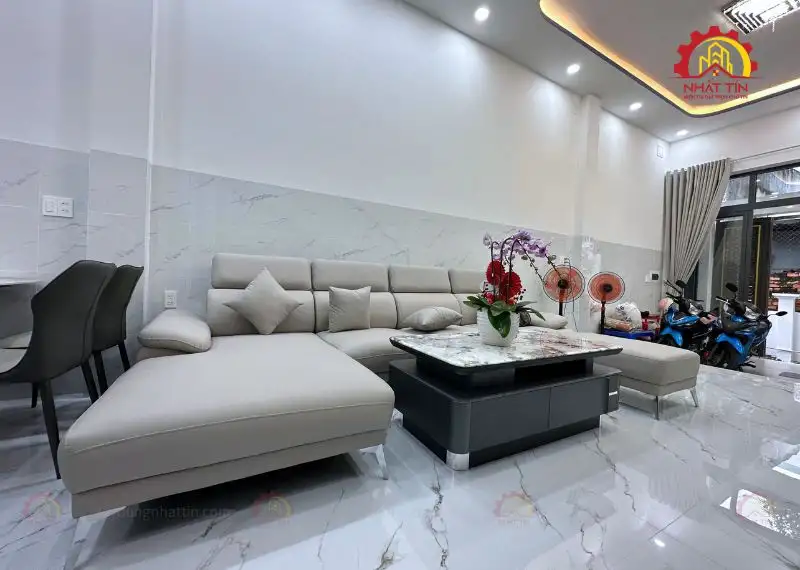 Giai đoạn hoàn thiện nhà anh Diệu Xương Xây dựng Nhất Tín 1