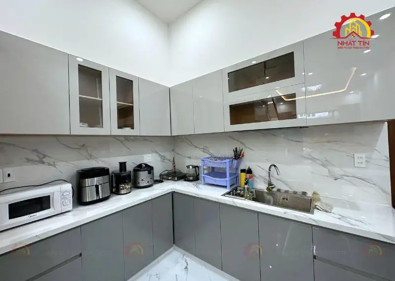 Giai đoạn hoàn thiện nhà anh Diệu Xương Xây dựng Nhất Tín 1
