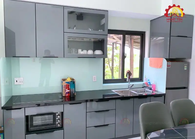 Giai đoạn hoàn thiện nhà anh Sơn Long An Xây dựng Nhất Tín 1