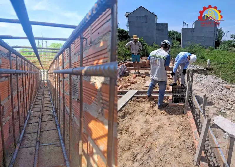 Giai đoạn thi công phần thô - Dự án xây nhà anh Đạt Thành Bình Dương Xây dựng Nhất Tín 16