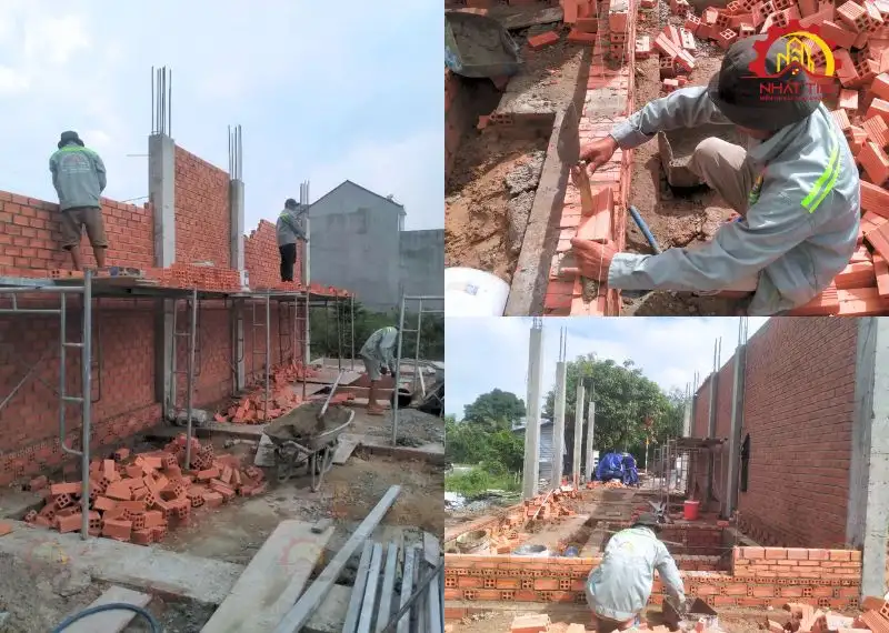 Giai đoạn thi công phần thô - Dự án xây nhà anh Đạt Thành Bình Dương Xây dựng Nhất Tín 16