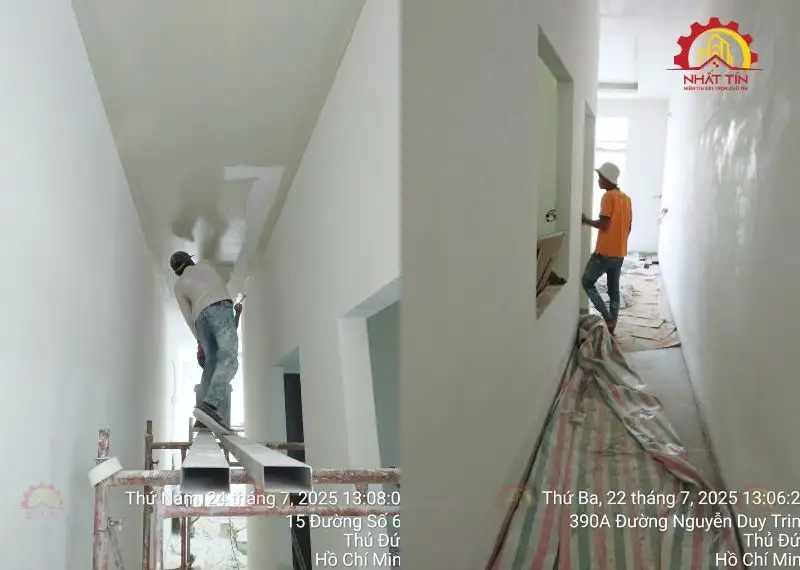 Bàn Giao Dự Án Xây Nhà 2 tầng của Chị Linh Giang Thủ Đức