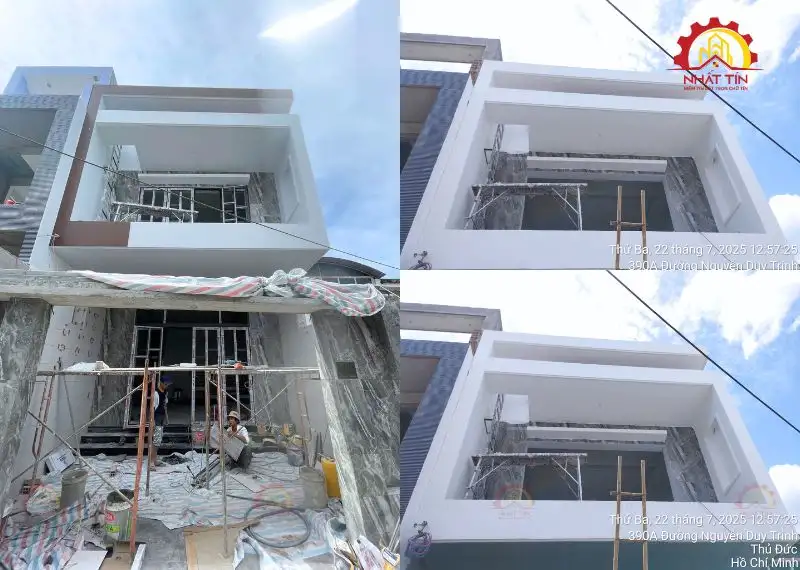 Bàn Giao Dự Án Xây Nhà 2 tầng của Chị Linh Giang Thủ Đức