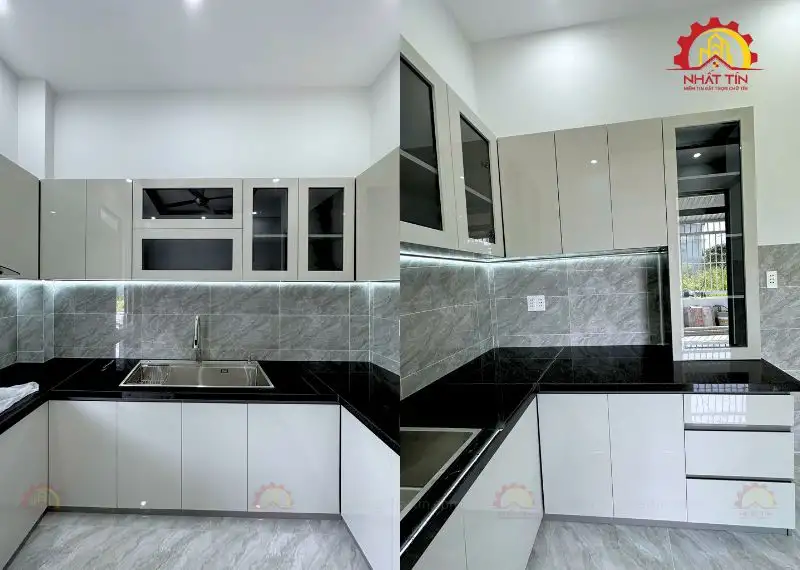 Hoàn thiện mẫu nhà 1 trệt 2 lầu 4x16m của gia đình anh Đạt Thành, Bình Dương Xây dựng Nhất Tín 1