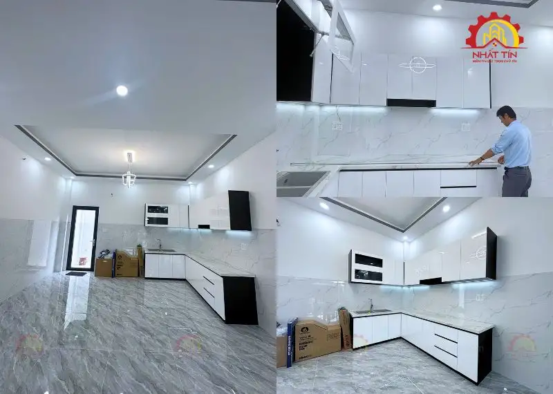 Kiểm tra và bàn giao nhà 3 tầng của anh Minh chị Hồng ở Hóc Môn Xây dựng Nhất Tín 1