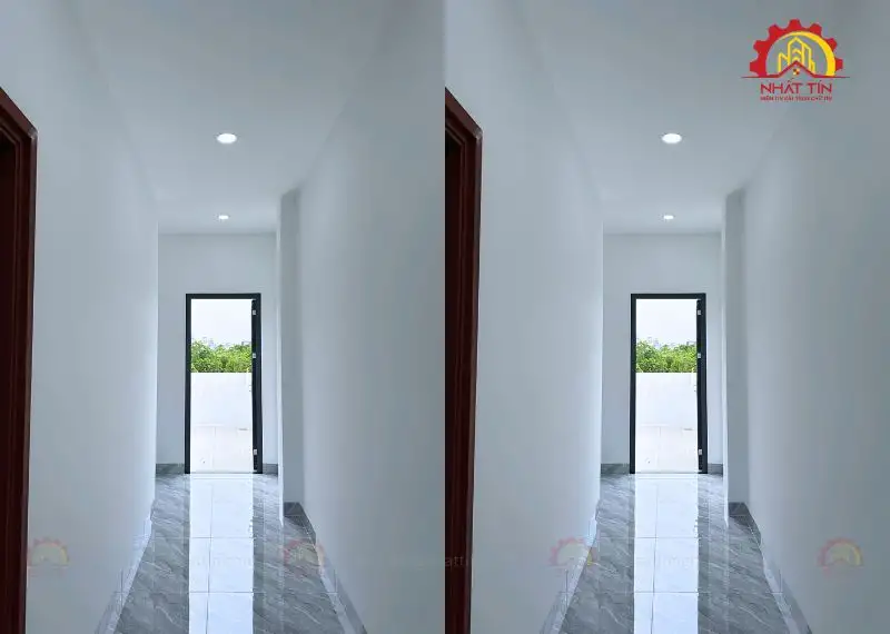 Kiểm tra và bàn giao nhà 3 tầng của anh Minh chị Hồng ở Hóc Môn Xây dựng Nhất Tín 1