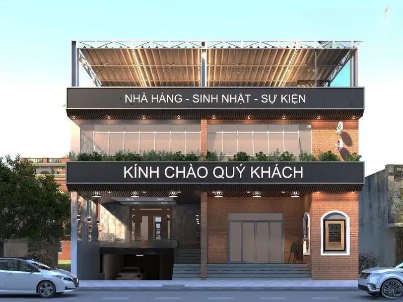 Mẫu nhà bán hầm kết hợp kinh doanh tiện nghi Xây dựng Nhất Tín 1