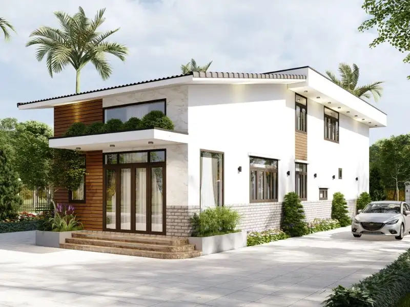Mẫu nhà gác lửng 5x12 4 phòng ngủ đáp ứng nhu cầu thực tế Xây dựng Nhất Tín 1