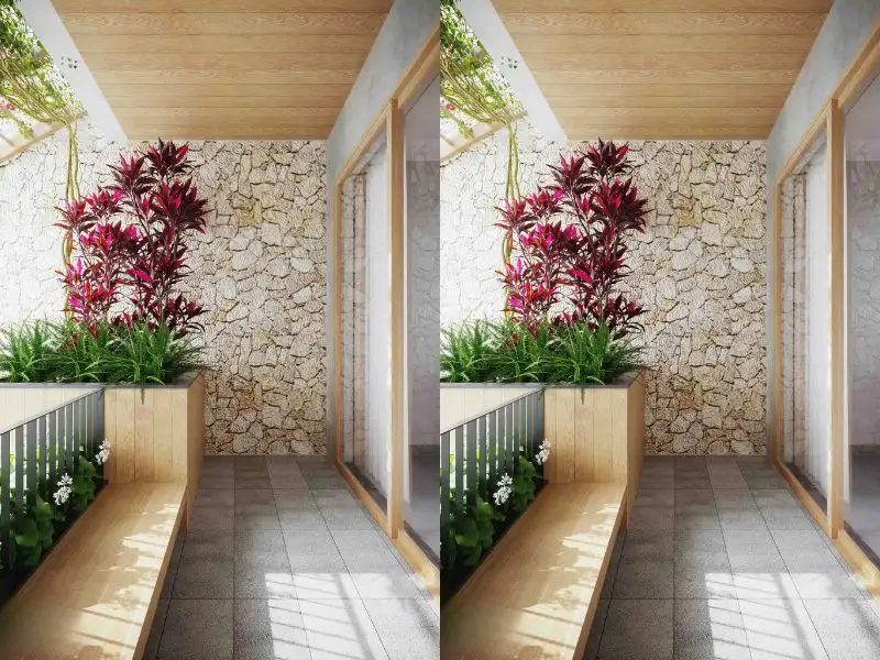 Mẫu nhà ngang 12m sâu 5m 2 tầng tỏa sáng nhờ thiết kế mái ngói ấn tượng Xây dựng Nhất Tín 1