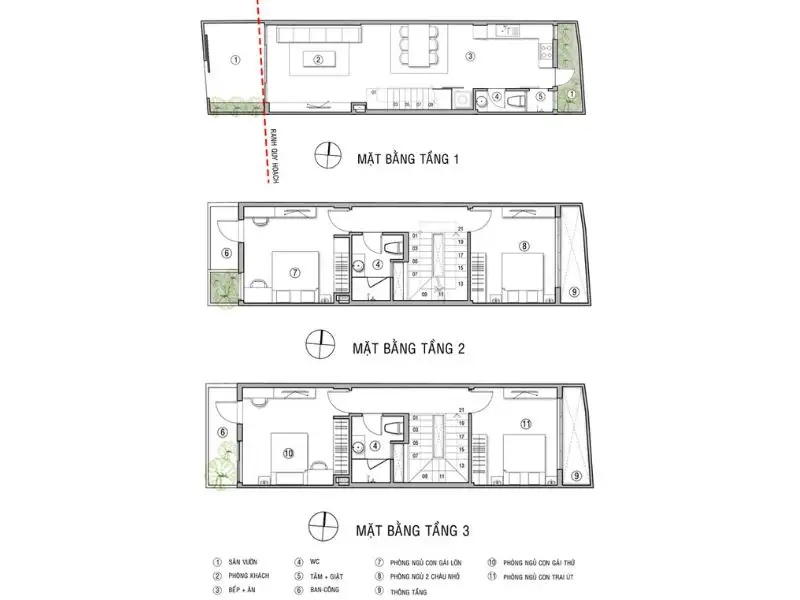 Nhà nhỏ đẹp 50m2 3 tầng kết hợp không gian xanh thoáng mát Xây dựng Nhất Tín 1