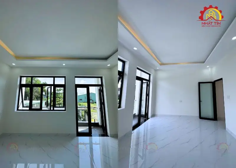 Quá trình hoàn thiện nhà 2 tầng của chị Huyền Thuận An Xây dựng Nhất Tín 1