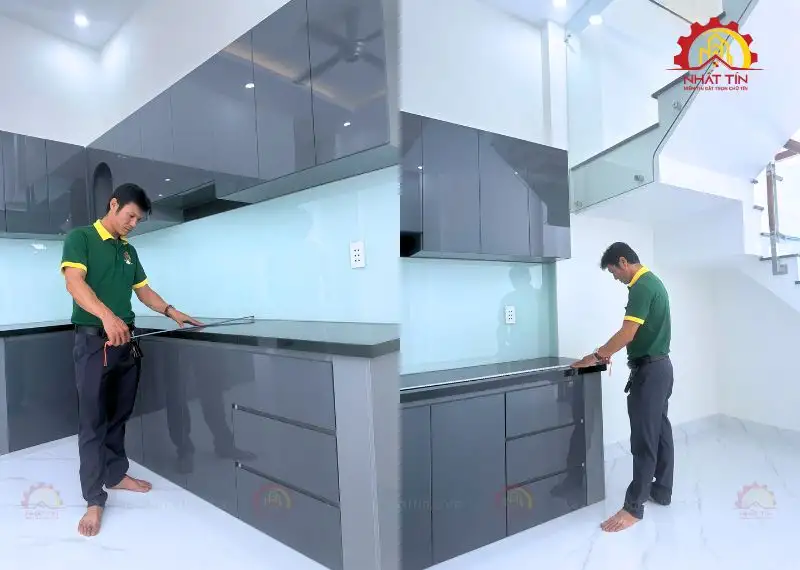 Quá trình hoàn thiện nhà 2 tầng của chị Huyền Thuận An Xây dựng Nhất Tín 1