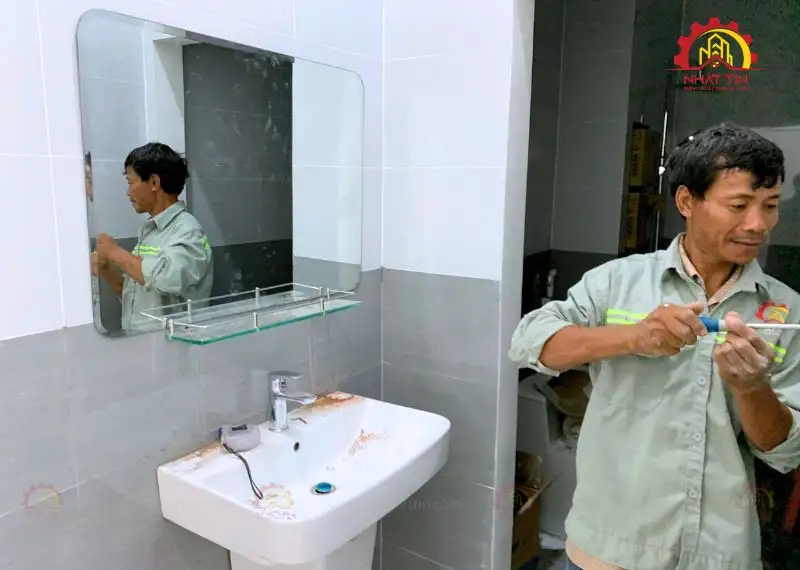 Quá trình hoàn thiện nhà 2 tầng của chị Huyền Thuận An Xây dựng Nhất Tín 1