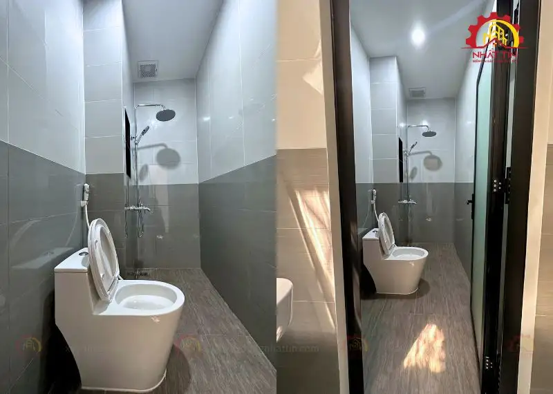 Quá trình hoàn thiện nhà 2 tầng của chị Huyền Thuận An Xây dựng Nhất Tín 1