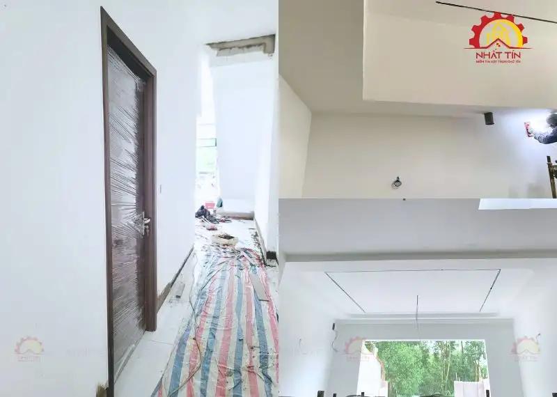 Thi công hoàn thiện nhà anh Trường Xây dựng Nhất Tín 1