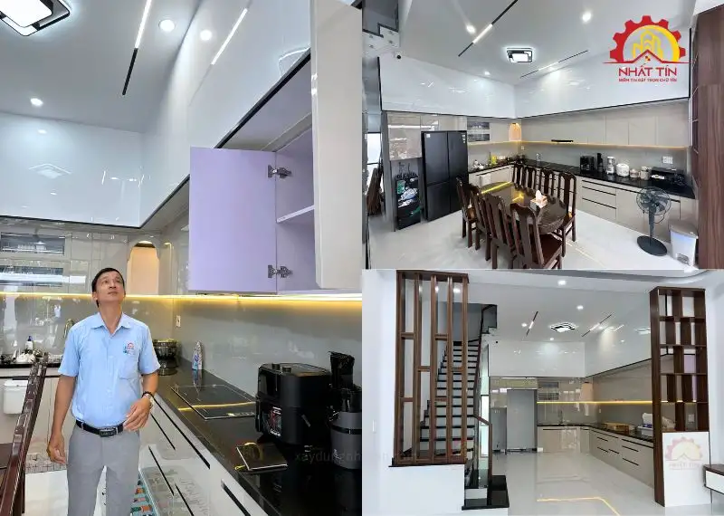 Thi công hoàn thiện nhà anh Trường Xây dựng Nhất Tín 1