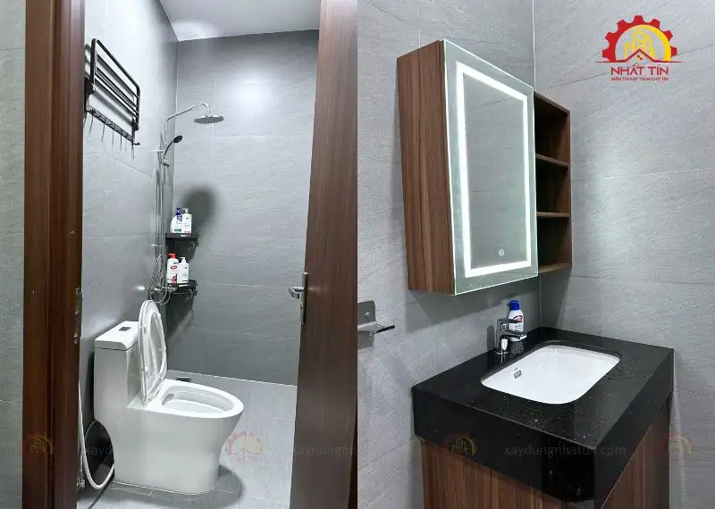 Thi công hoàn thiện nhà anh Trường Xây dựng Nhất Tín 1