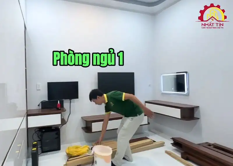 Thi công hoàn thiện nhà anh Trường Xây dựng Nhất Tín 1