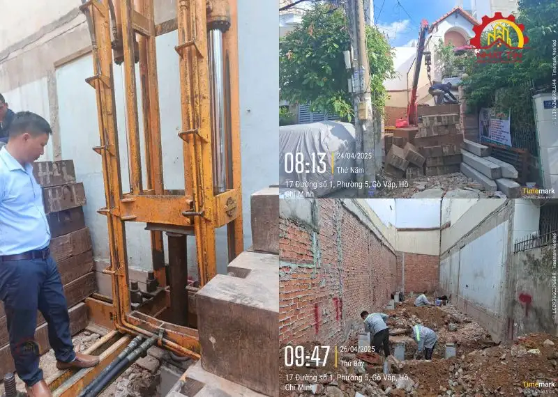 Dự án Xây nhà 1 trệt 2 lầu tại Gò Vấp của chị Thanh Mai