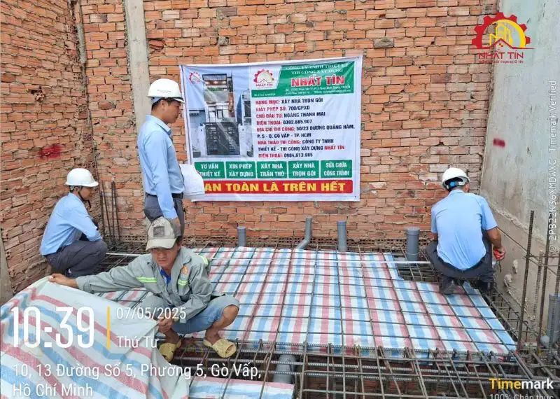 Dự án Xây nhà 1 trệt 2 lầu tại Gò Vấp của chị Thanh Mai