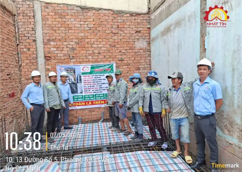 Dự án Xây nhà 1 trệt 2 lầu tại Gò Vấp của chị Thanh Mai