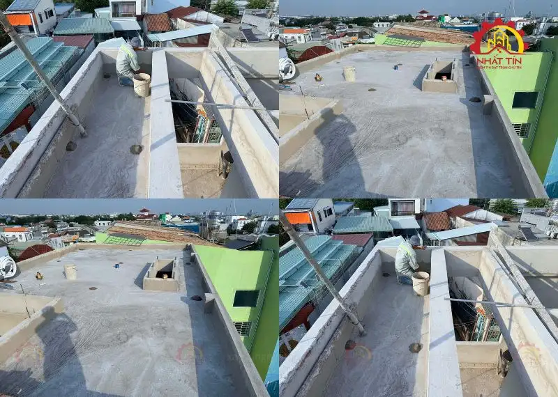 Thi công phần thô nhà anh Việt ở Lái Thiêu Xây dựng Nhất Tín 1