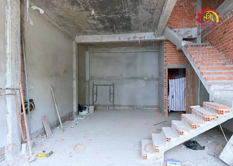 Thi công phần thô nhà anh Việt ở Lái Thiêu Xây dựng Nhất Tín 1