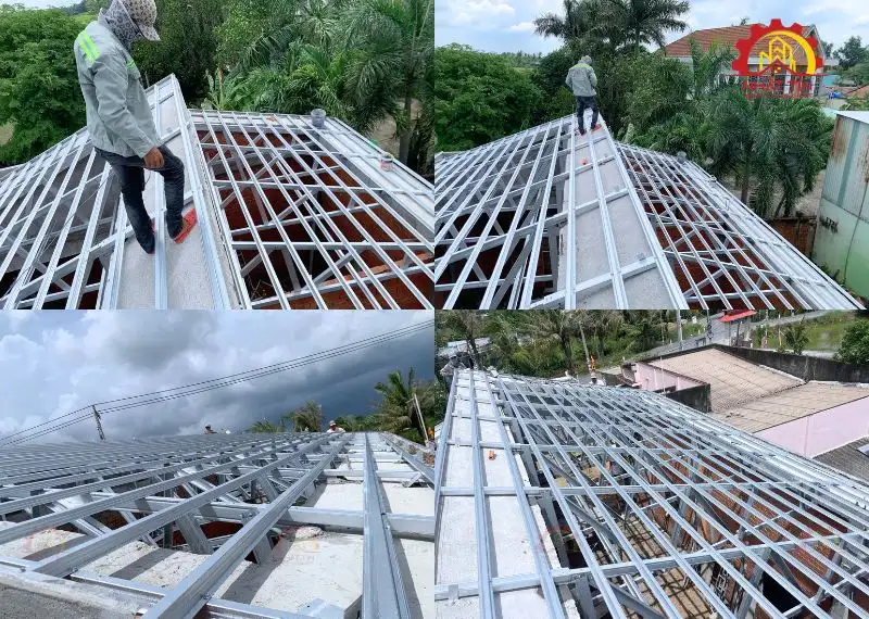 Thi công phần thô nhà cấp 4 anh Sơn Xây dựng Nhất Tín 1
