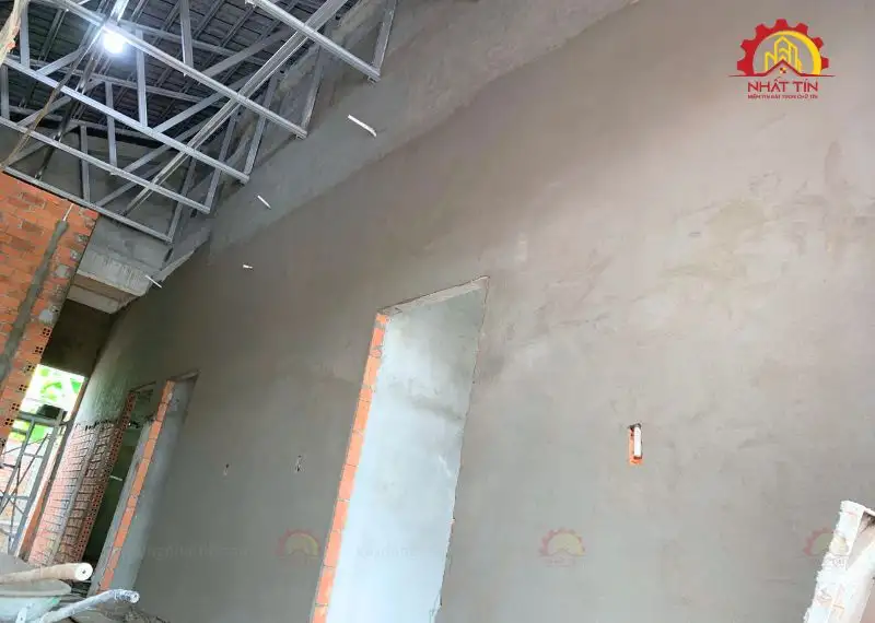 Thi công phần thô nhà cấp 4 anh Sơn Xây dựng Nhất Tín 1