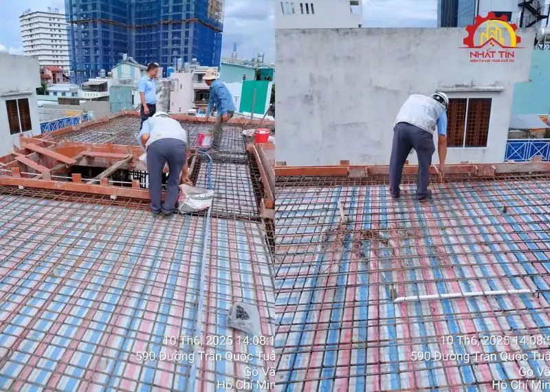 Dự án Xây nhà 1 trệt 2 lầu tại Gò Vấp của chị Thanh Mai