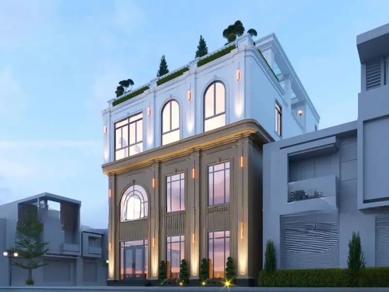 Thiết kế nhà 2 tầng 88m2 kết hợp kinh doanh tiện lợi Xây dựng Nhất Tín 1