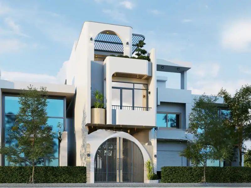 Thiết kế nhà 5x15m có tum và mái bằng với cách bố trí hợp phong thủy Xây dựng Nhất Tín 1