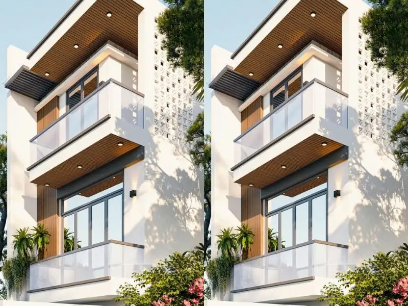 Thiết kế nhà 60m2 3 tầng 3 phòng ngủ kết hợp kinh doanh tiện ích Xây dựng Nhất Tín 1