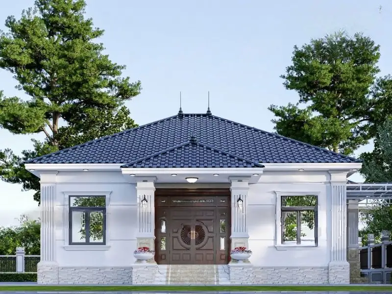 Thiết kế nhà cấp 4 12x6m mái Nhật 3 gian tạo dấu ấn riêng Xây dựng Nhất Tín 1