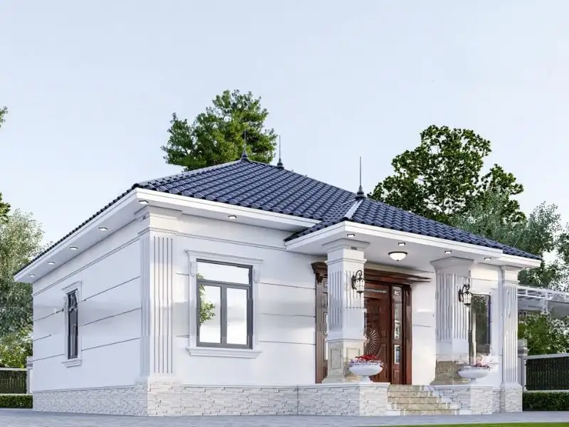 Thiết kế nhà cấp 4 12x6m mái Nhật 3 gian tạo dấu ấn riêng Xây dựng Nhất Tín 1