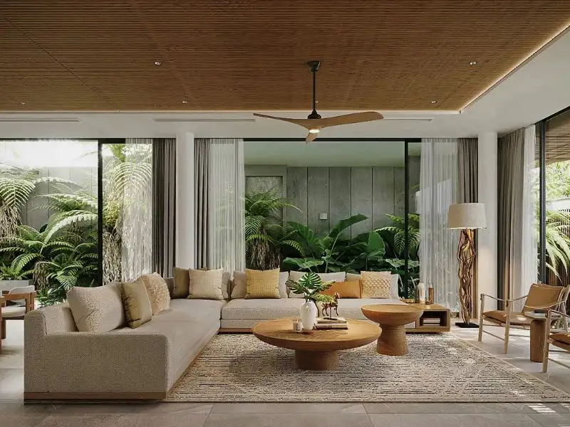 Thiết kế nhà ngang 15m x 10m 3 tầng sử dụng vật liệu gỗ làm tăng vẻ ngoài ấm cúng Xây dựng Nhất Tín 1