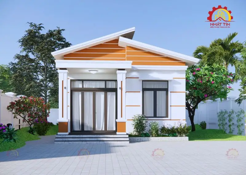 Thông tin dự án nhà cấp 4 mái ngói của anh Sơn Long An Xây dựng Nhất Tín 1
