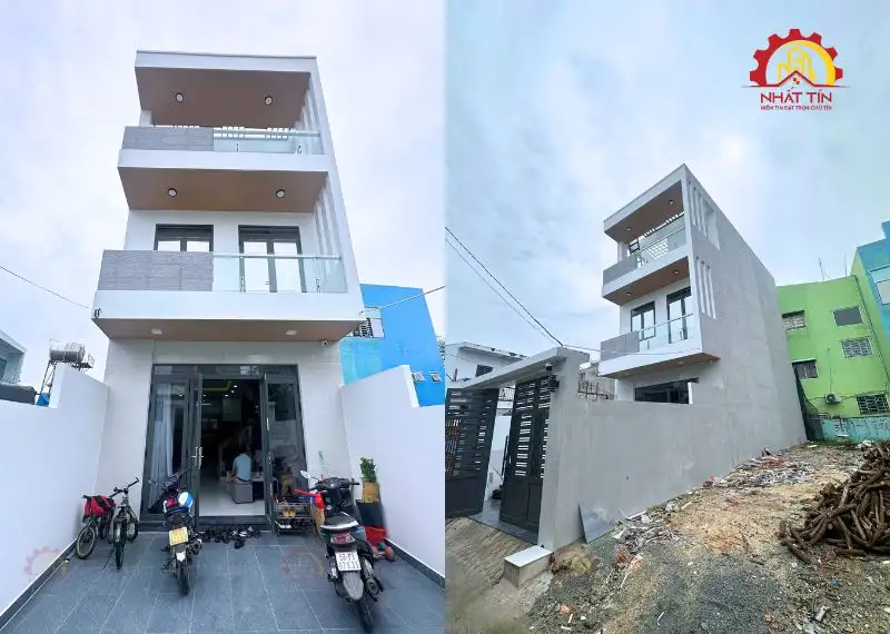 Thông tin dự án nhà phố 3 tầng của anh Việt Lái Thiêu Xây dựng Nhất Tín 1