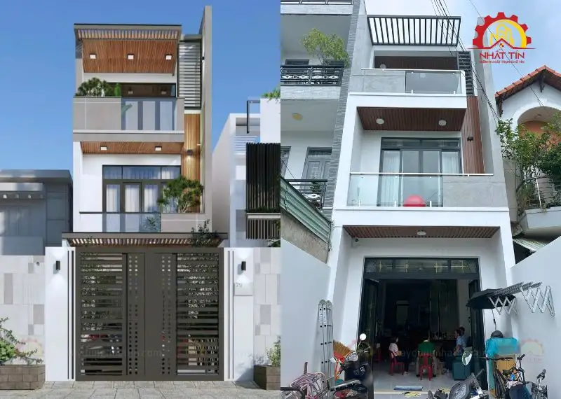 Dự án Xây nhà 1 trệt 2 lầu tại Gò Vấp của chị Thanh Mai